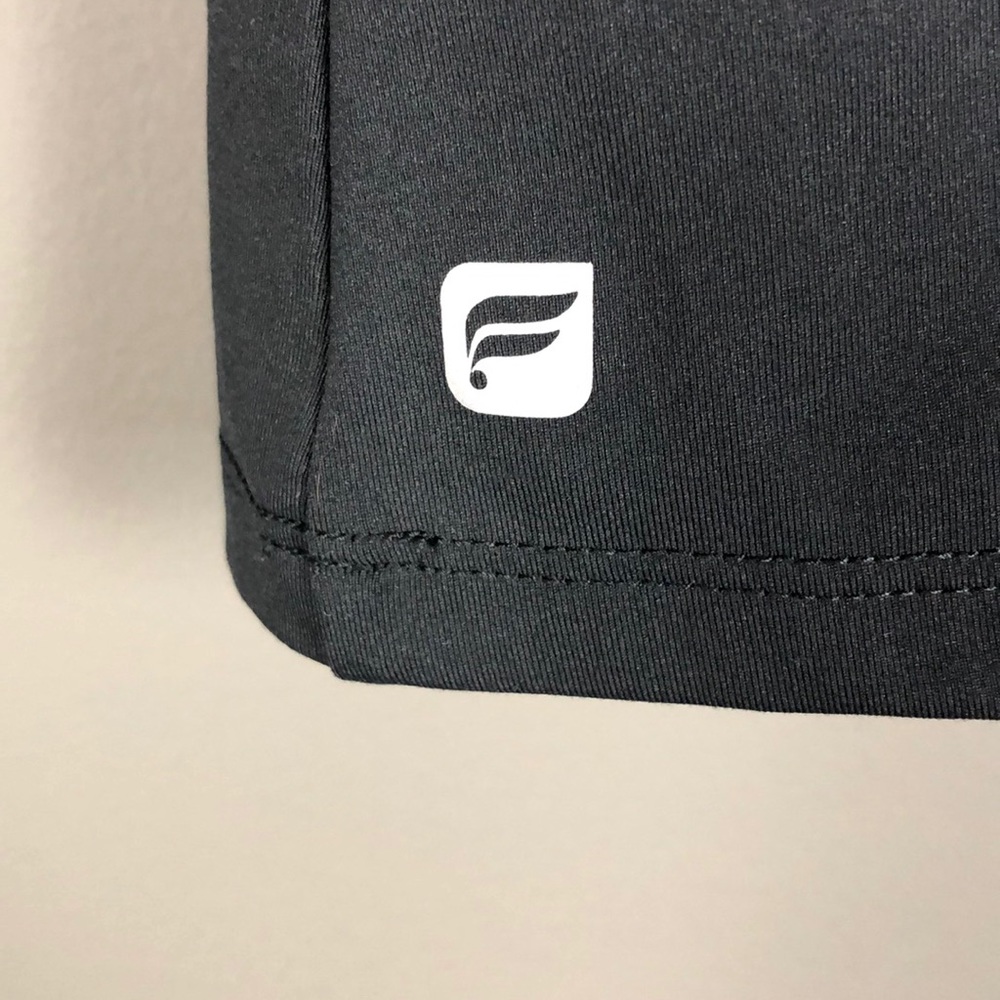 Fabletics l Black Ruffle Mesh Racerback Tank - Picture 6 of 6